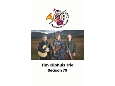 Andover Music Club- Tim Kliphuis Trio