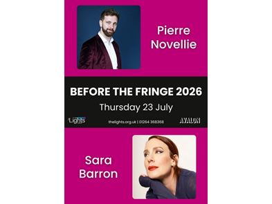 Sara Barron & Pierre Novellie - Before the Fringe 2026